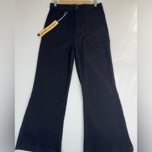 NWT Monkey Ride High Rise Trouser Flare Stretch Jeans Size 11/30